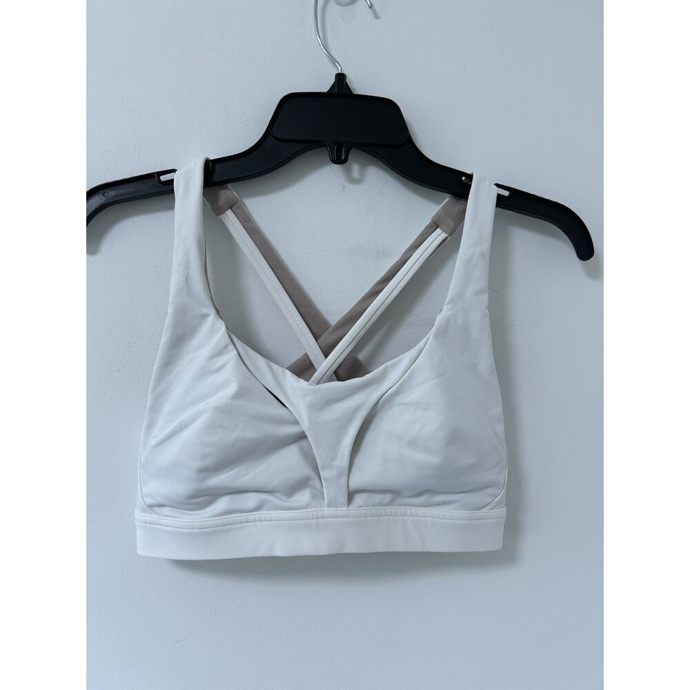 Lululemon Women’s Stash It All Bra - White - Size 6 B/C - Athletic- Sport